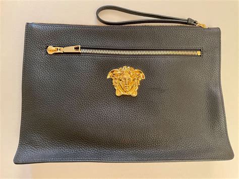 versace herren pouchette